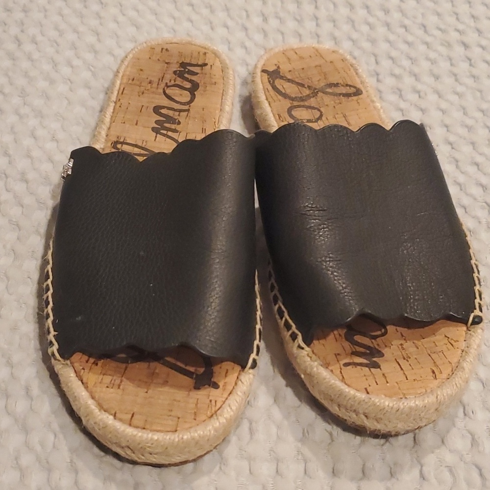 Sam Edelman Andy Espadrilles Black 6 Genuine Leather (#14)